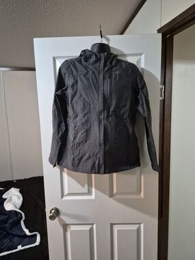 Paradox Men's Gray Hooded Raincoat